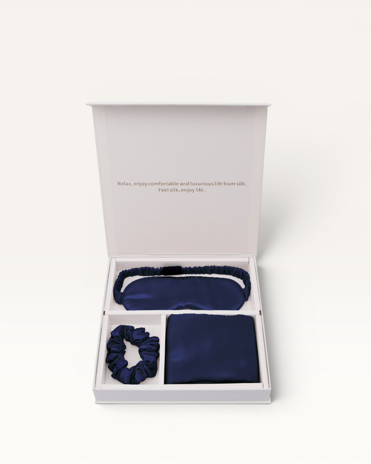 Real Silk Eye Mask, Hair Loop & Pillowcase Set