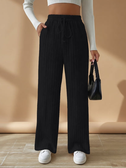 All-Day Ribbed Drawstring Pants