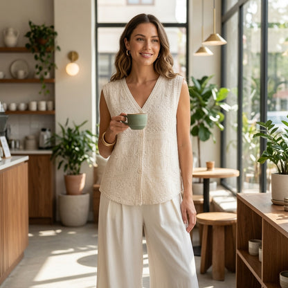 The Artisan Lace Vest