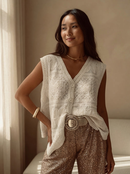 The Artisan Lace Vest